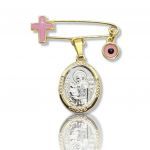 Gold plated silver 925° charm for kids (code L2405)